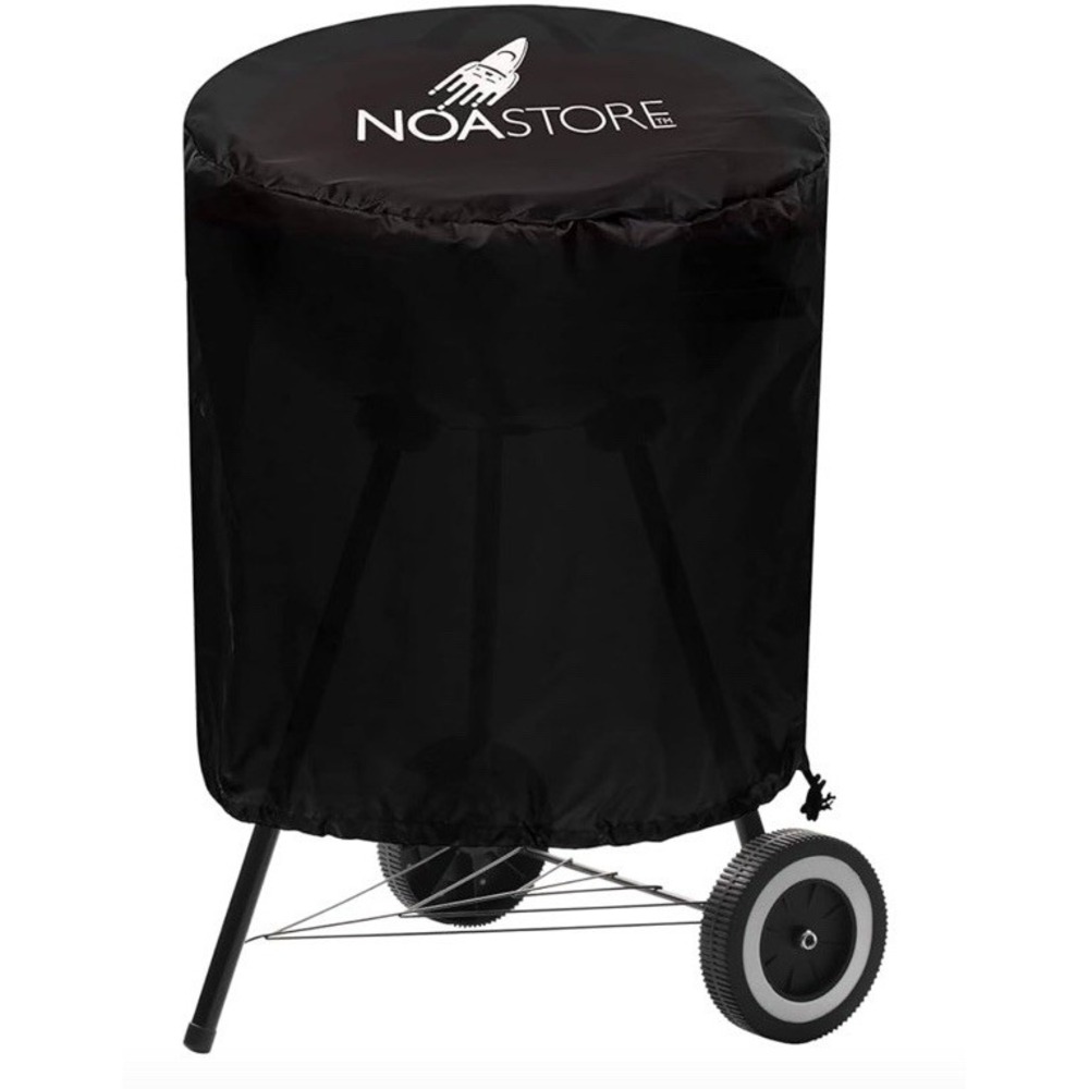 Gas Grill Cover Black Waterproof Heavy Duty Durable adjustable‎ Noastore